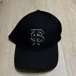 Florida State Seminoles Black New Era 39Thirty Fitted Hat